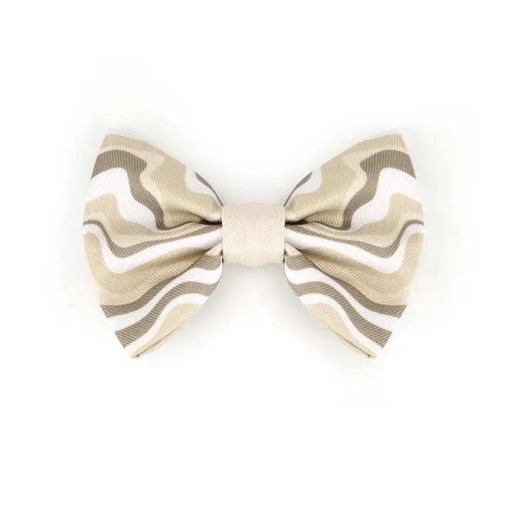 Little Ginger Bow Tie - Cafe Latte Swirl