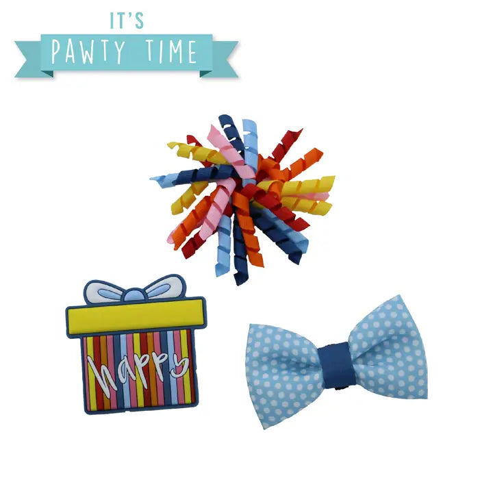 Ancol Birthday Stripes Accessory Set
