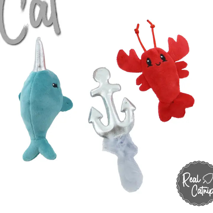 Ancol Catnip Sea Creatures 3pk