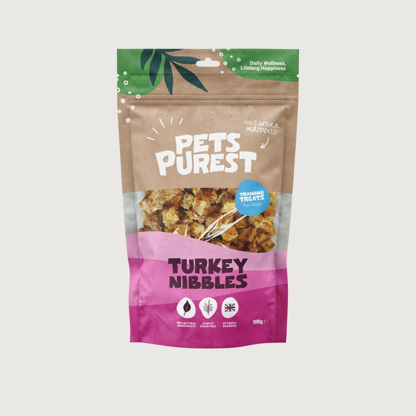 Pets Purest 100% Natural Turkey Treats 100g