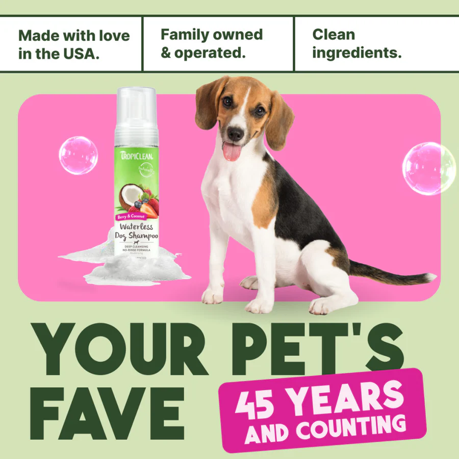 TropiClean Waterless Shampoo Berry