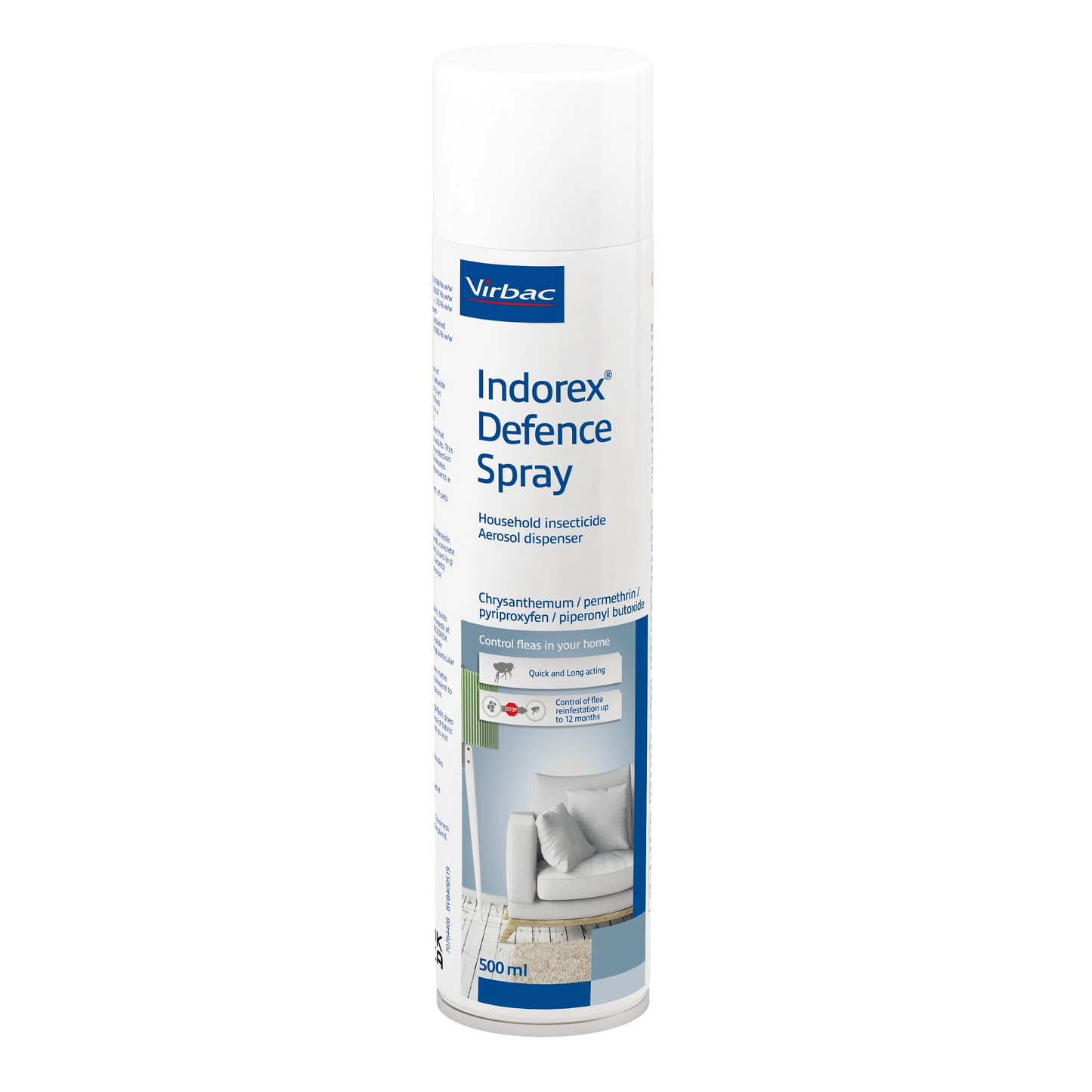 Virbac Indorex Defence Household Flea Spray 500ml
