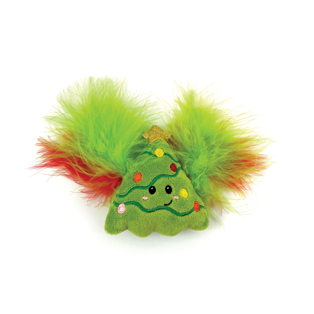 Happy Pet Cooper Christmas Tree Feather Cat Toy
