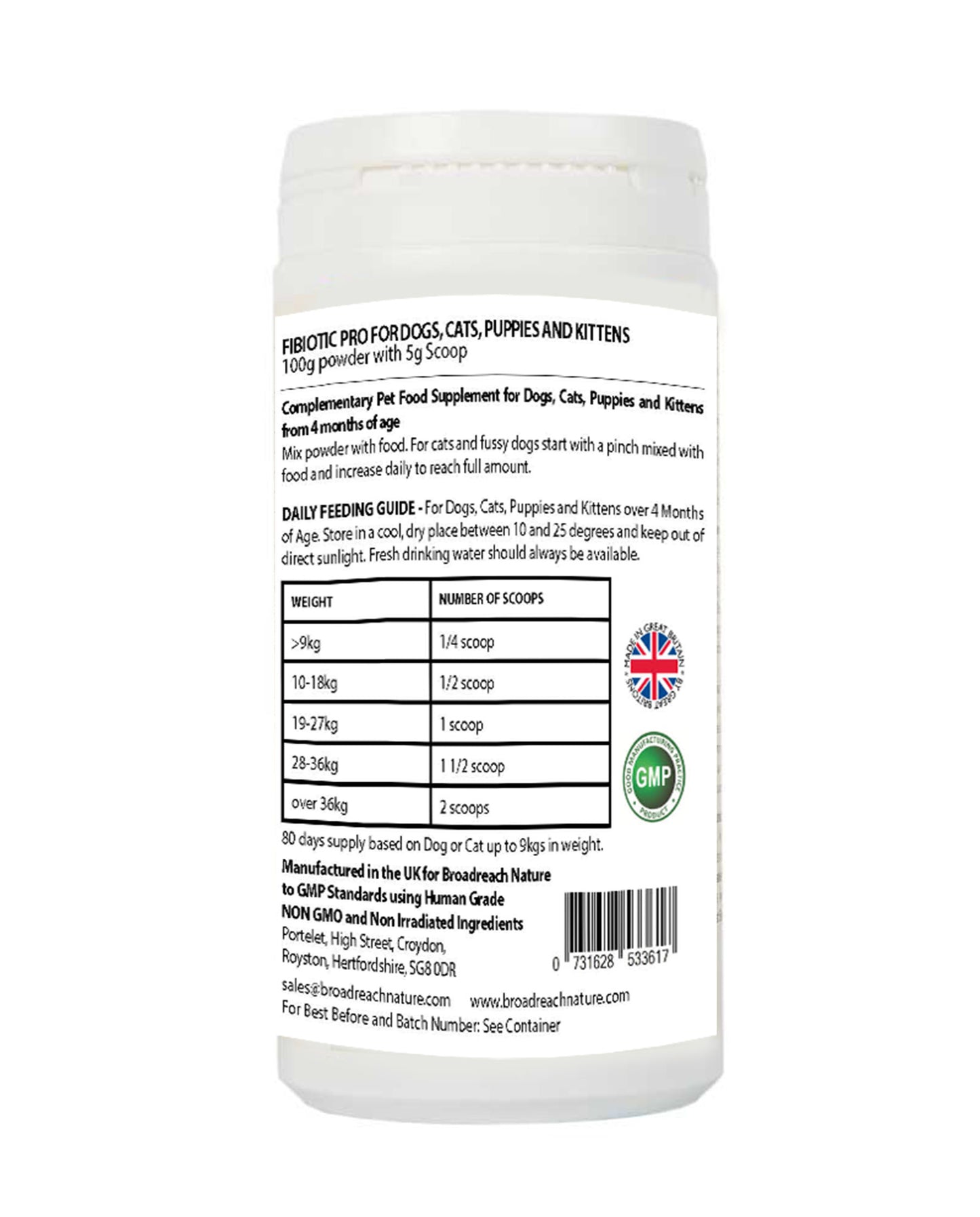 Broadreach Fibiotic Pro 100g