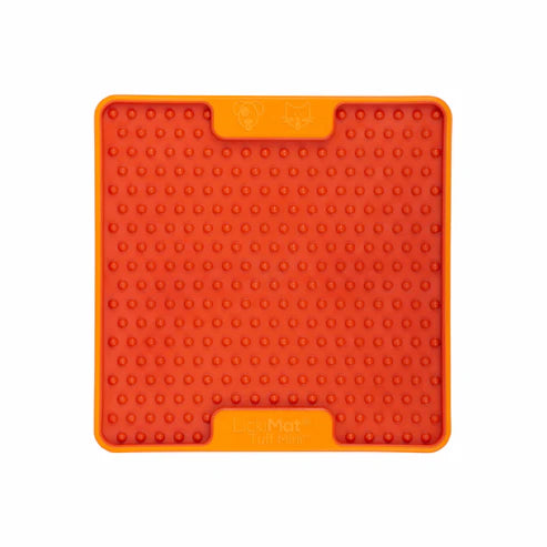 LickiMat Mini Tuff Soother Cat Orange