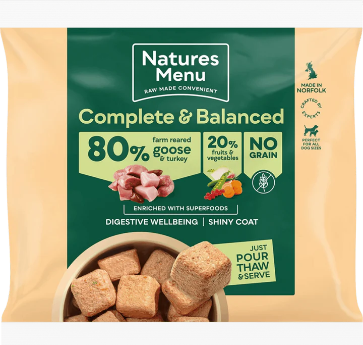 Natures Menu Nuggets 80/20 - Turkey & Goose 1kg