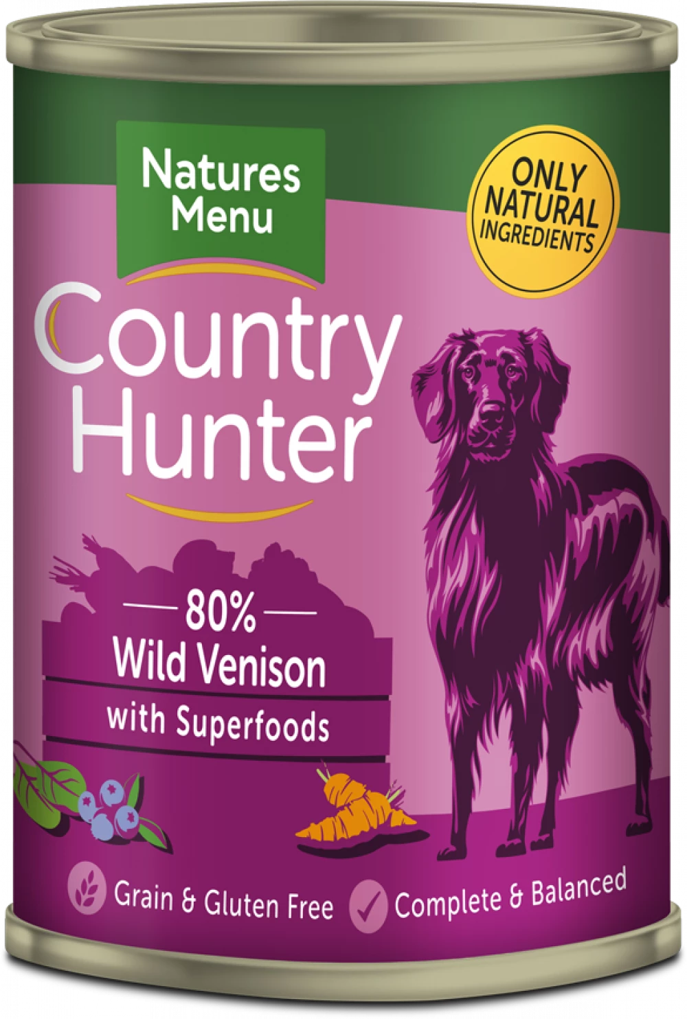 Country Hunter Dog Can 400g - Wild Venison