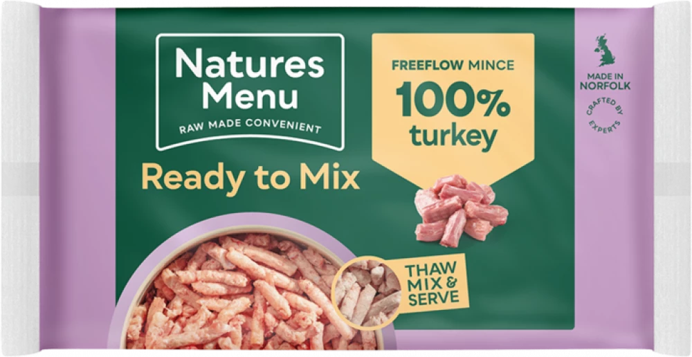Natures Menu Freeflow Mince Turkey 2kg