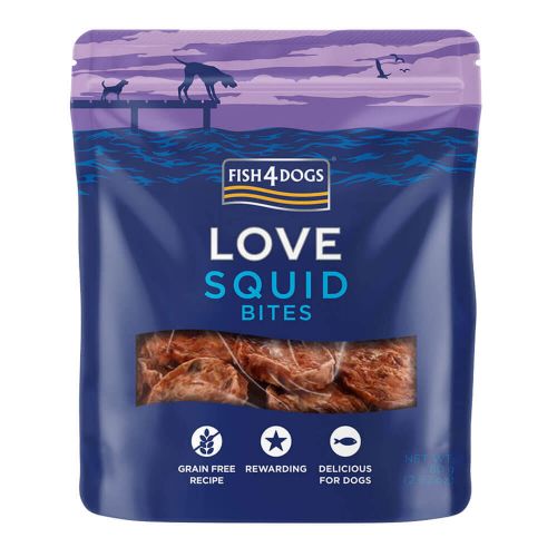 Fish4Dogs Love Squid Bites 80g