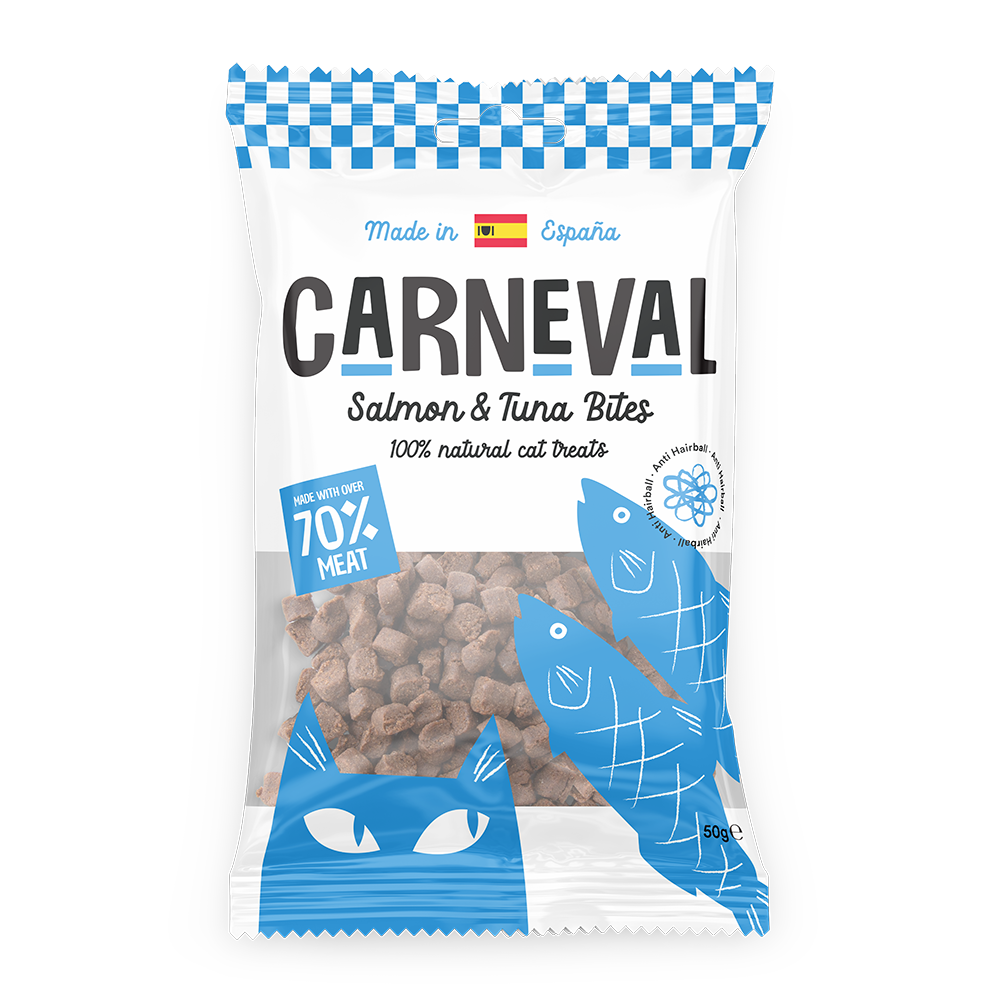 Carneval Cat Salmon & Tuna Bites 50g