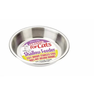 Classic Shallow Stainless Steel Dish 500ml