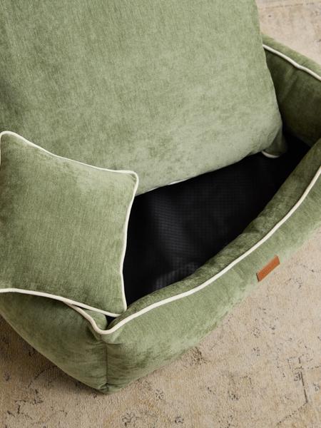 Joules Snuggler Dog Sofa Apple