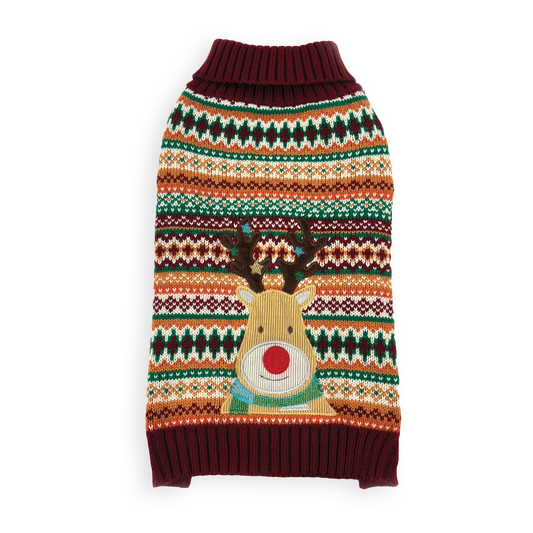 Happy Pet Reindeer Grandad Sweater M/L
