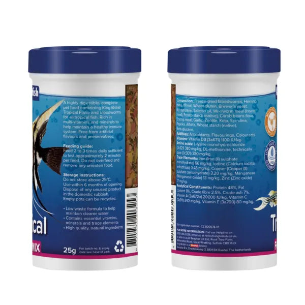 King British Tropical Food Mix 25g