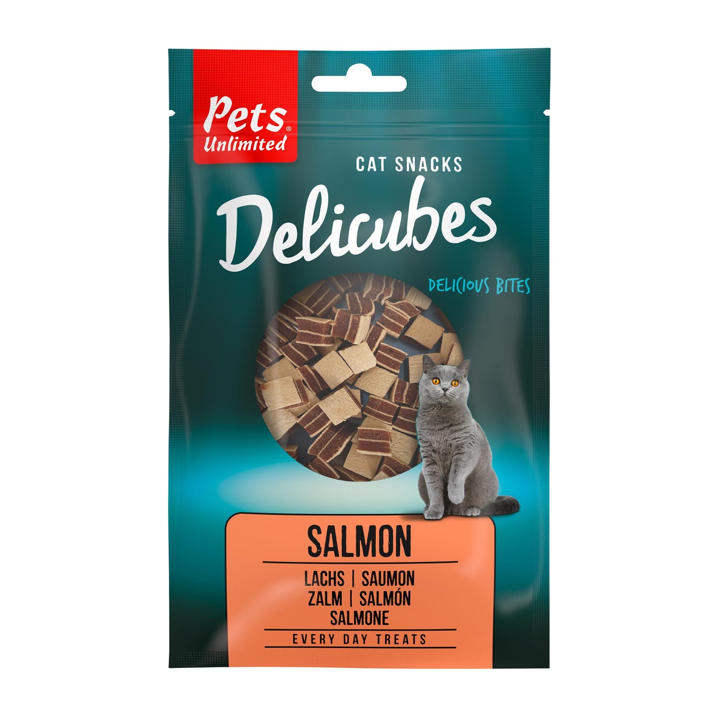 Pets Unlimited Delicubes Salmon 50g