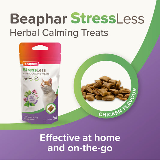 Beaphar StressLess Herbal Calming Cat Treats 35g