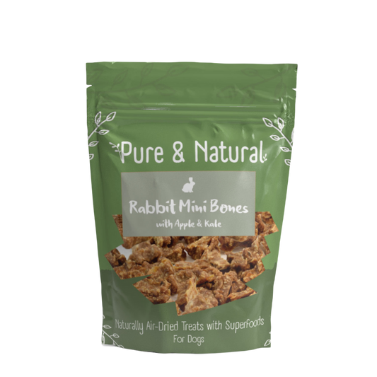 Pure & Natural Rabbit Mini Bones 100g