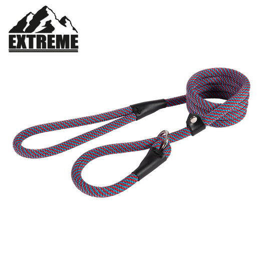 Ancol Extreme Rope Slip Lead Red & Blue 1.5m