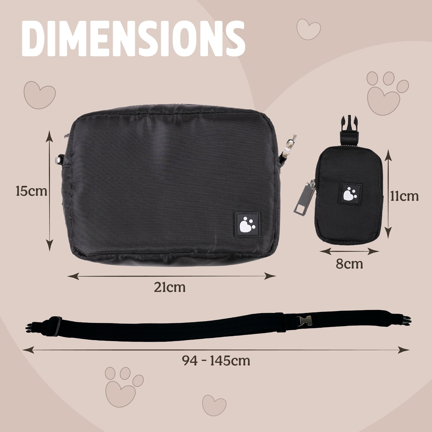 Rosewood Deluxe Dog Walking Bag