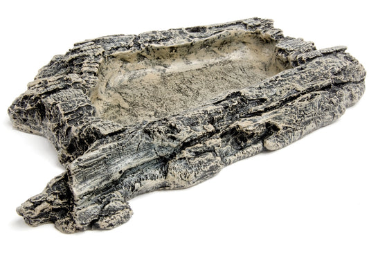 Komodo Habitat Bark Rock Bowl - Small