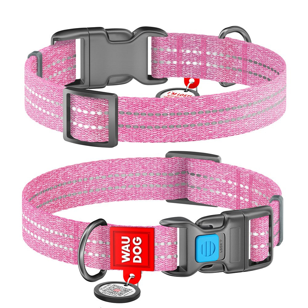 WAUDOG Recotton Collar Pink