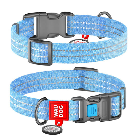 WAUDOG Recotton Collar Blue