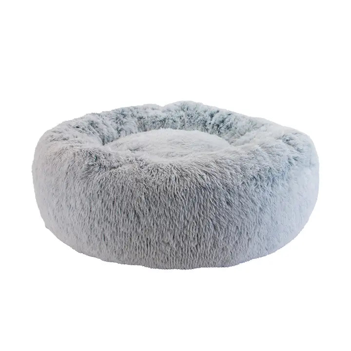 Ancol Giant Plush Donut Bed Slate Grey 130cm