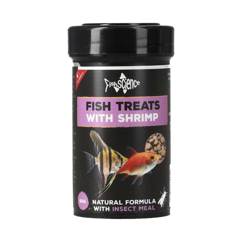 Fish Science Fish Treats with Shrimp 50g – Wildwood Pets
