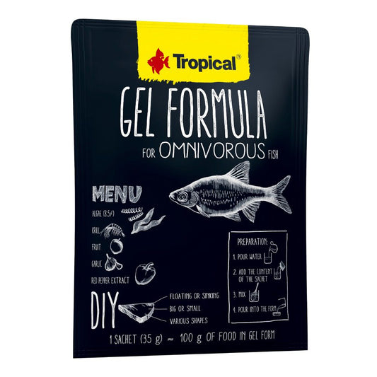 Tropical Gel Formula Omnivorous Fish Food 35g