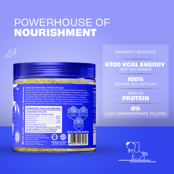 Pawfect 100% Bovine Colostrum Supplement 100g