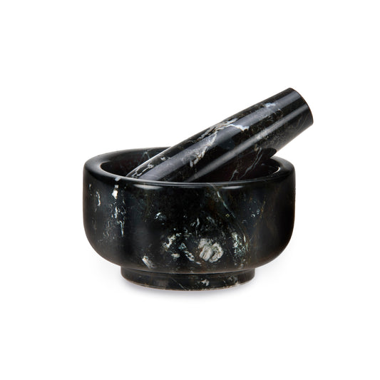 British Fossils - Classic Black Pestle & Mortar 4"