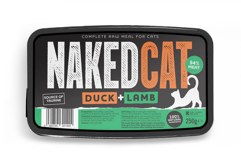 Naked Cat Duck & Lamb 250g