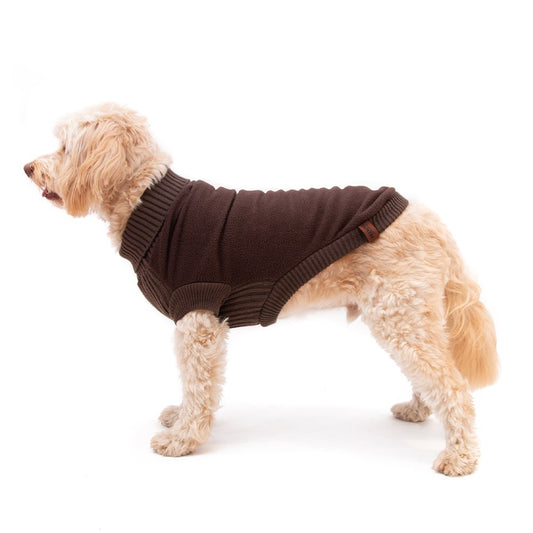 Great&Small Country Fleece Jumper Brown