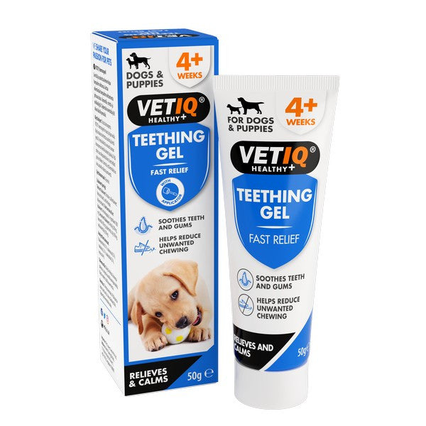 M&C VetIQ Teething Gel For Puppies 50g