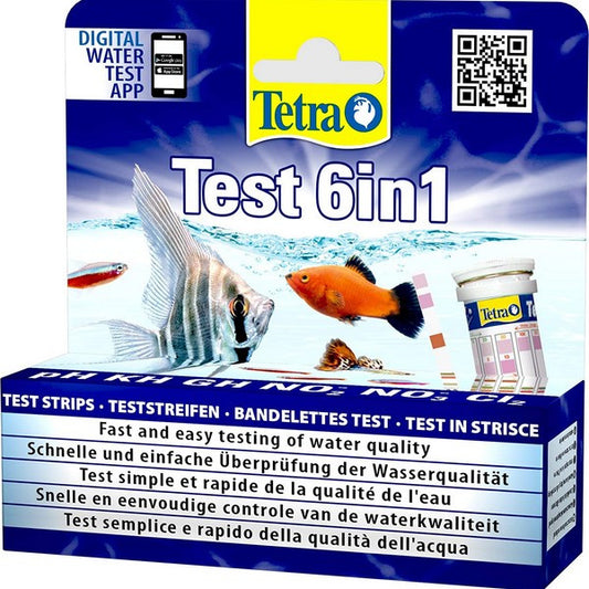 Tetra Aquarium 6in1 Test Strips - 10pk