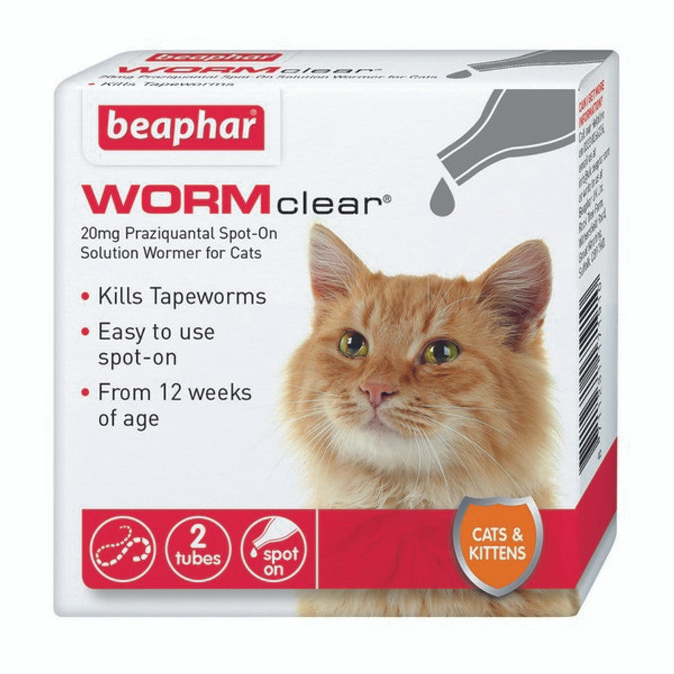 Beaphar WORMclear Spot-On Cats (2)