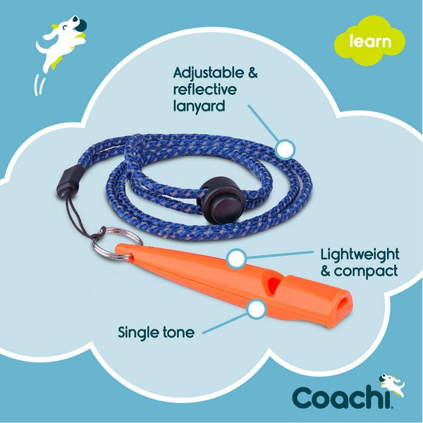 Company of Animals Coachi Training Whistle Coral