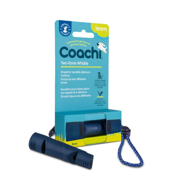 Company of Animals Coachi Two-Tone Whistle Navy