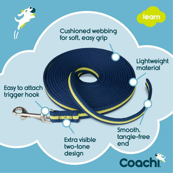 Company of Animals Coachi Training Line Navy & Lime 5m