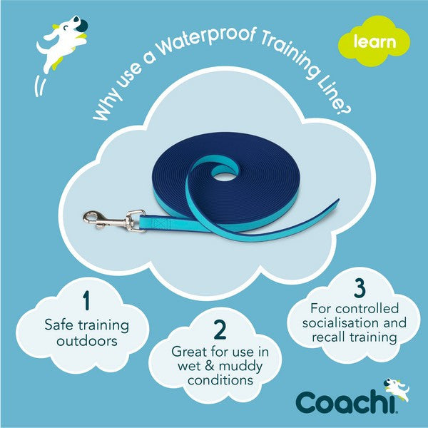 Company of Animals Waterproof Training Line Navy 10m