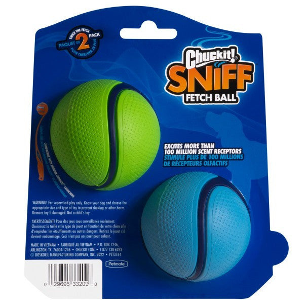 Chuckit! Sniff Fetch Balls Duo Medium