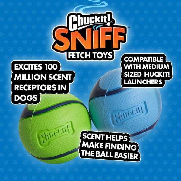 Chuckit! Sniff Fetch Balls Duo Medium