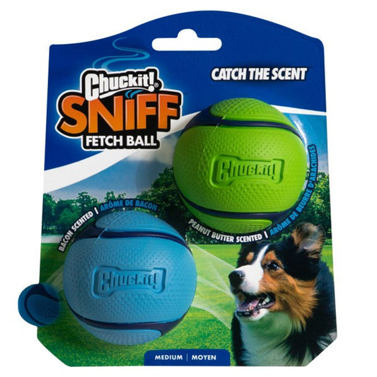 Chuckit! Sniff Fetch Balls Duo Medium