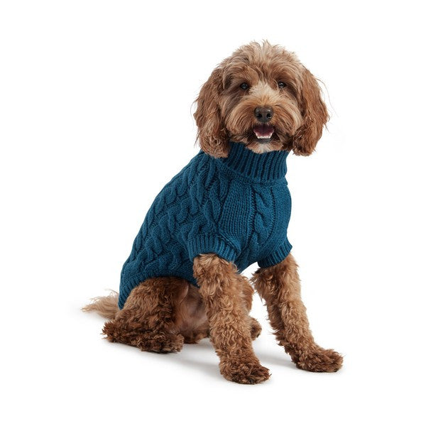 GF Pet Chalet Sweater Dark Teal