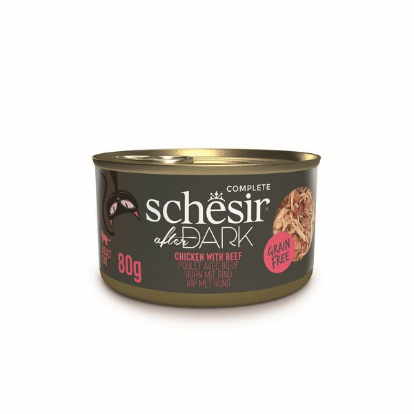 Schesir Dark Cat Chicken & Beef 80g