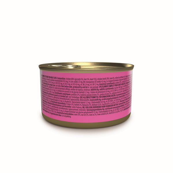 Schesir Dark Cat Chicken & Ham 80g