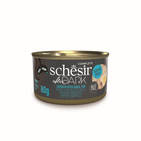 Schesir Dark Pate Adult Cat Chicken & Egg 80g