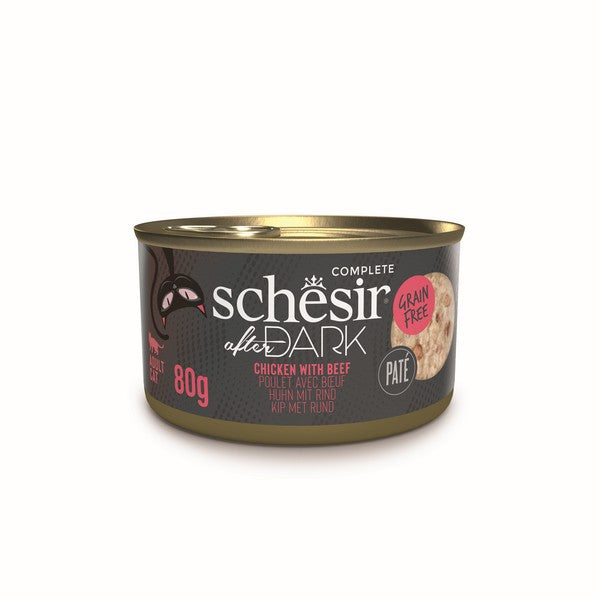 Schesir Dark Pate Chicken & Beef 80g