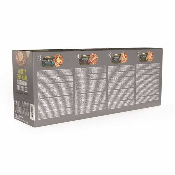 Schesir Dark Variety Pack Mixed 12X80g