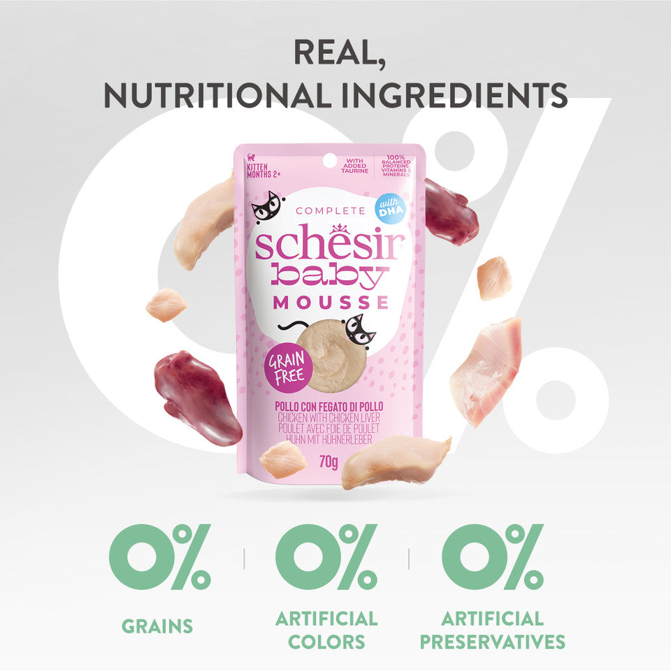 Schesir Baby Mousse Kitten Chicken 70g